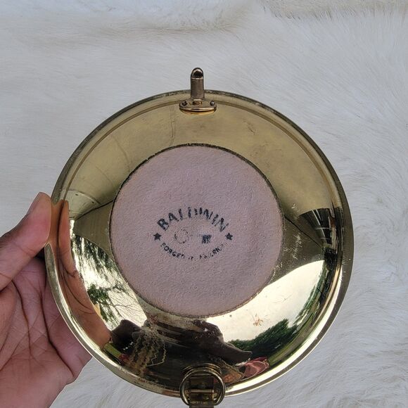 Baldwin Brass Ship Nautical Candle Holder Sconce Gimbal Wall Mount Tabletop - Picture 4 of 5